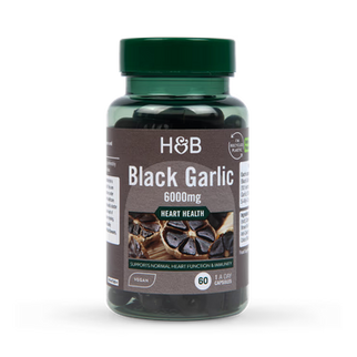 Holland & Barrett Black Garlic 60 kaps. (Juodojo česnako ekstraktas)