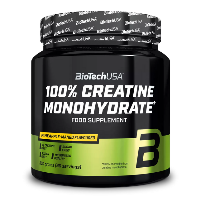 Biotech 100% Creatine Monohydrate 300 g.