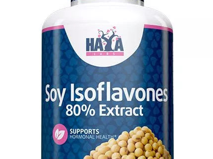 Haya Labs Soy Isoflavones (Sojos izoflavonų ekstraktas) 100 kaps.