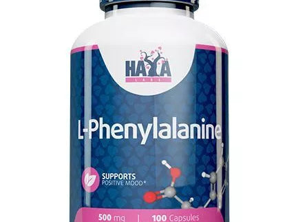 Haya Labs L-Phenylalanine 100 kaps. (L-fenilalaninas)