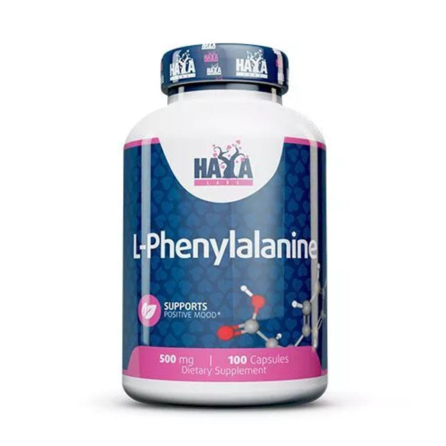Haya Labs L-Phenylalanine 100 kaps. (L-fenilalaninas)