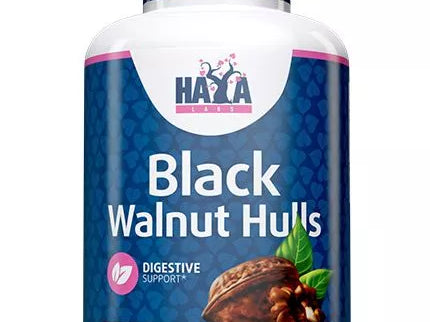 Haya Labs Black Walnut Hulls (Juodasis graikinis riešutmedis (lukštai) 100 kaps.