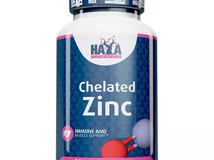 Haya Labs Zinc (cinko bisglicinatas) 100 tabl.