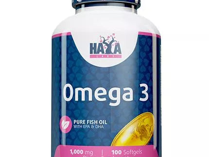 Haya Labs Omega 3 100 kaps. (Žuvų taukai)