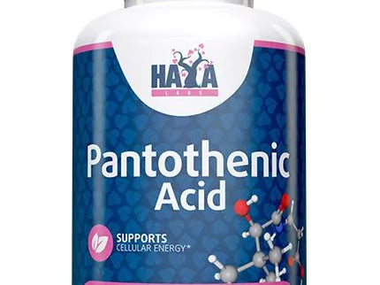 Haya Labs Pantothenic Acid (Pantoteno rūgštis (vitaminas B5)) 100 kaps.