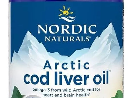 Nordic Naturals Arctic Cod Liver Oil (menkių kepenų aliejus) 237 ml. braškių skonio