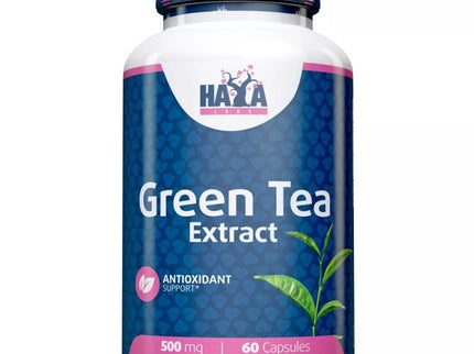 Haya Labs Green Tea Extract (žaliosios arbatos ekstraktas) 60 kaps.