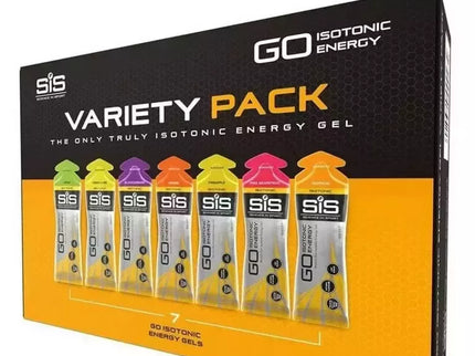 SIS Go Isotonic Energy Gels Variety Pack 7 x 60 ml.