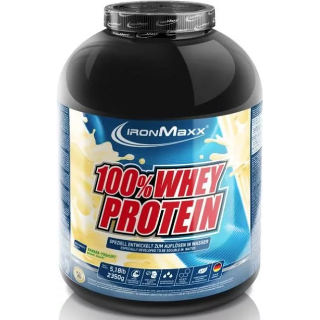 IronMaxx 100% Whey Protein 2350 g. (Galioja iki: 2025.09.30)