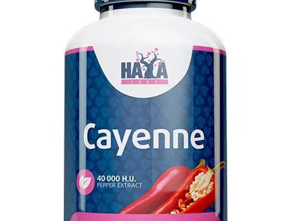 Haya Labs Cayenne (Kajeno pipirų ekstraktas) 100 kaps.