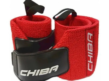 Chiba 44476 Strongman Wristwraps Red (Riešų įtvarai)