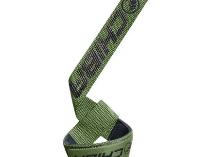 Chiba Lifting Straps (40605) Olive Green 2 vnt. (Diržai štangai kelti)
