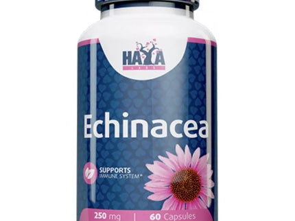 Haya Labs Echinacea (Siauralapės ežiuolės šaknų ekstraktas) 60 kaps.