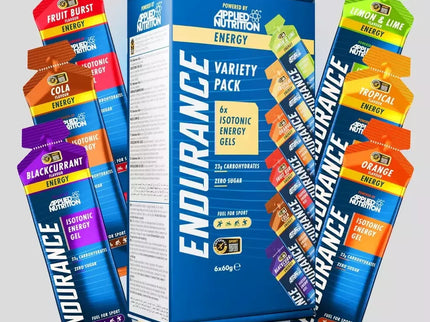 Applied Nutrition Isotonic Energy Gels Variety Pack 6×60 g.