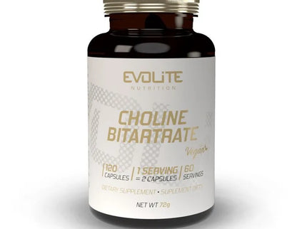 EvoLite Choline Bitartrate 120 kaps. (cholino bitartratas)
