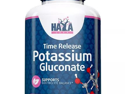 Haya Labs Potassium Gluconate (kalio gliukonatas)  100 tabl.