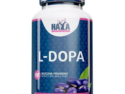 Haya Labs L-DOPA (Aksominių pupelių ekstraktas) 90 kaps.