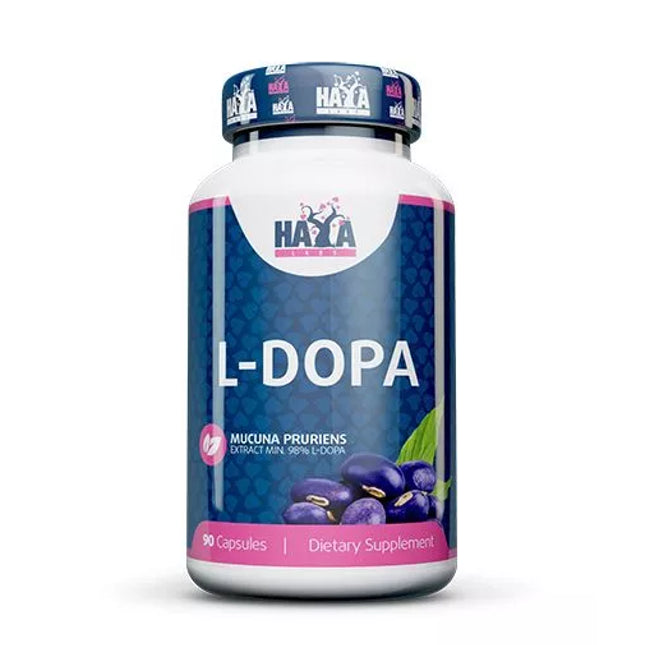 Haya Labs L-DOPA (Aksominių pupelių ekstraktas) 90 kaps.