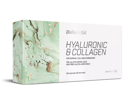 Biotech Hyaluronic & Collagen 120 kaps.