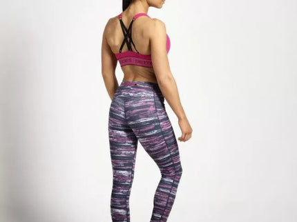 Better Bodies Printed Tights (Black/Pink)