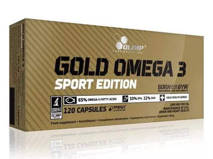Olimp Gold Omega 3 Sport Edition 120 kaps.