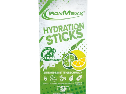 IronMaxx Hydration Hydration Sticks 6x12.9 g. Geriausias iki 2026-06-30