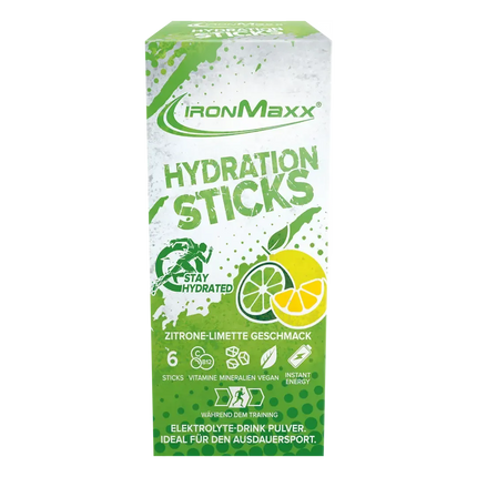 IronMaxx Hydration Hydration Sticks 6x12.9 g. Geriausias iki 2026-06-30