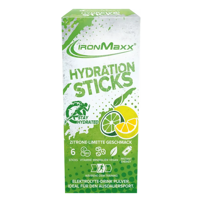 IronMaxx Hydration Hydration Sticks 6x12.9 g. Geriausias iki 2026-06-30
