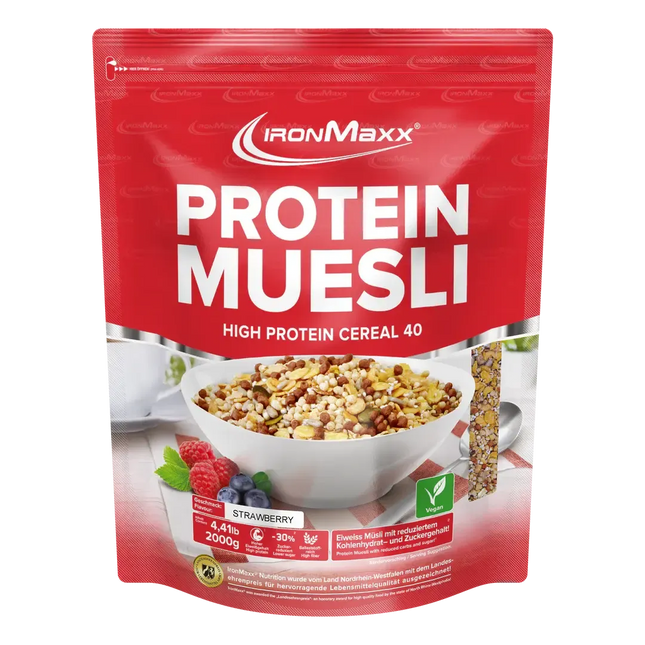IronMaxx Protein Muesli 2000 g. Geriausias iki 2026-06-30