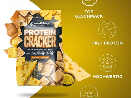 IronMaxx Protein Cracker 100 g. (krekeriai) cheese