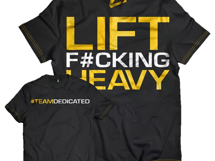 Dedicated Vyriški Marškinėliai "LIFT HEAVY"