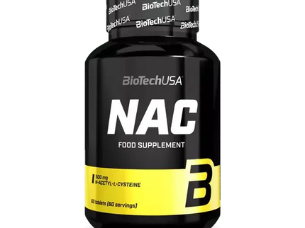 Biotech NAC 60 tabl. (N-acetil-L-cisteinas)