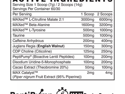 Naughty Boy Menace® V2 Pre-Workout 420 g.