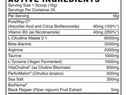 Naughty Boy Pump Pre-Workout 400 g.