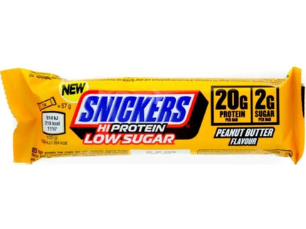 Snickers Low Sugar High Protein Peanut Butter Bar 57 g.