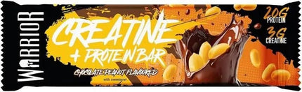 Warrior Creatine + Protein Bar Chocolate Peanut 75 g. Geriausias iki 2026-05-30