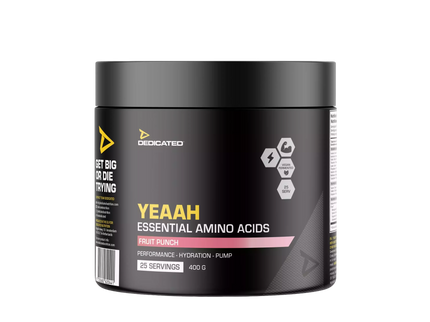 Dedicated YEAAH Essential Amino Acids 400 g. (Amino rūgščių kompleksas)